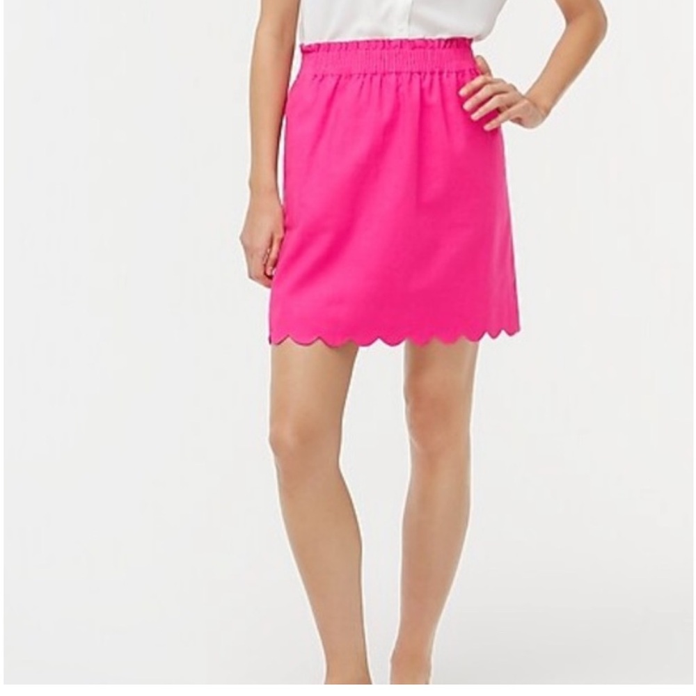 J. Crew Pink A-Line Knee-Length Skirt